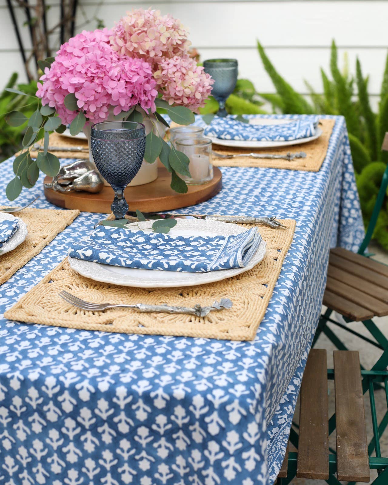 Tablecloth Charlotte Indigo