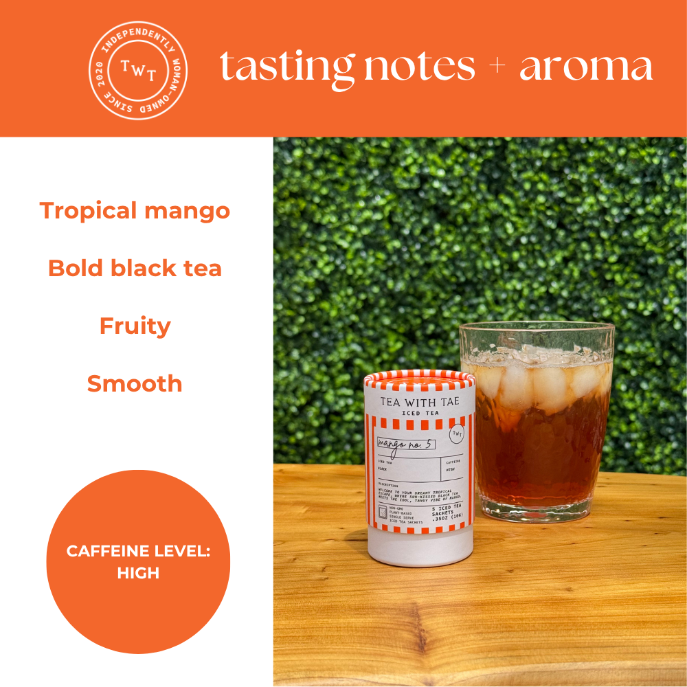 Mango No. 5 Black Iced Mini Tea Tube (5 iced sachets)