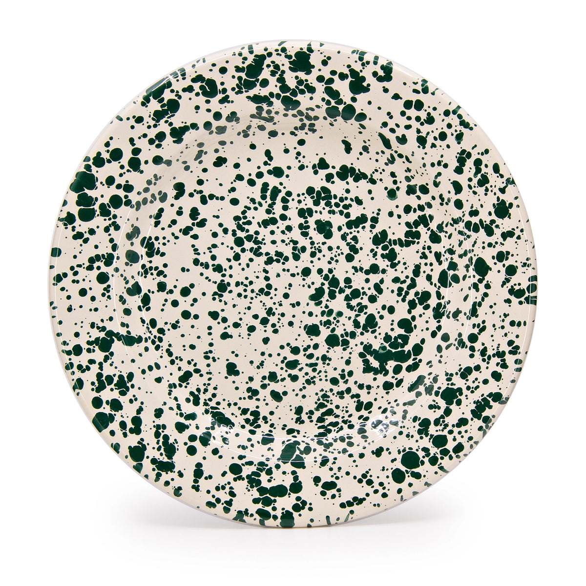 Splatter Enamelware Dinner Plate