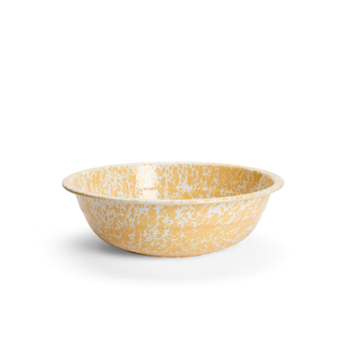 Splatterware - Enamelware Small Basin 4 qt, 12.25"