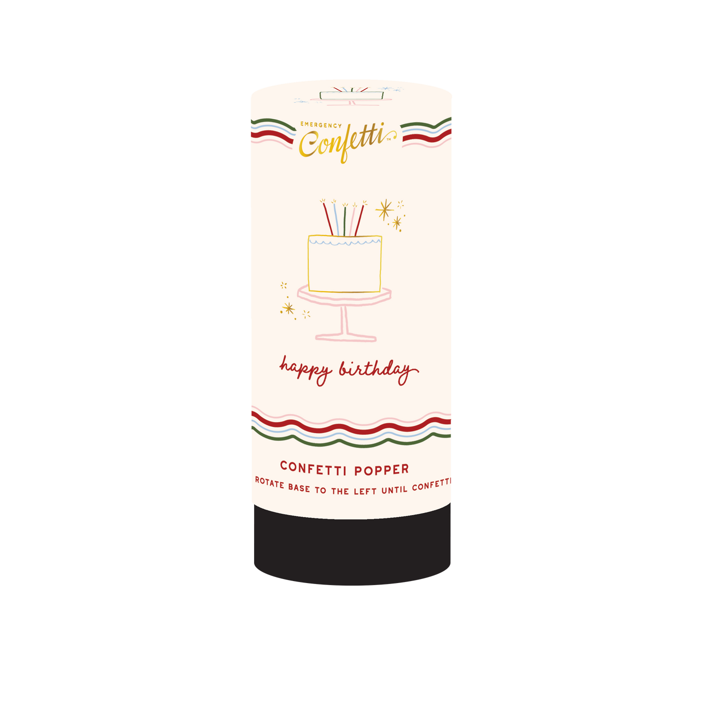 Happy Birthday Icon Confetti Popper