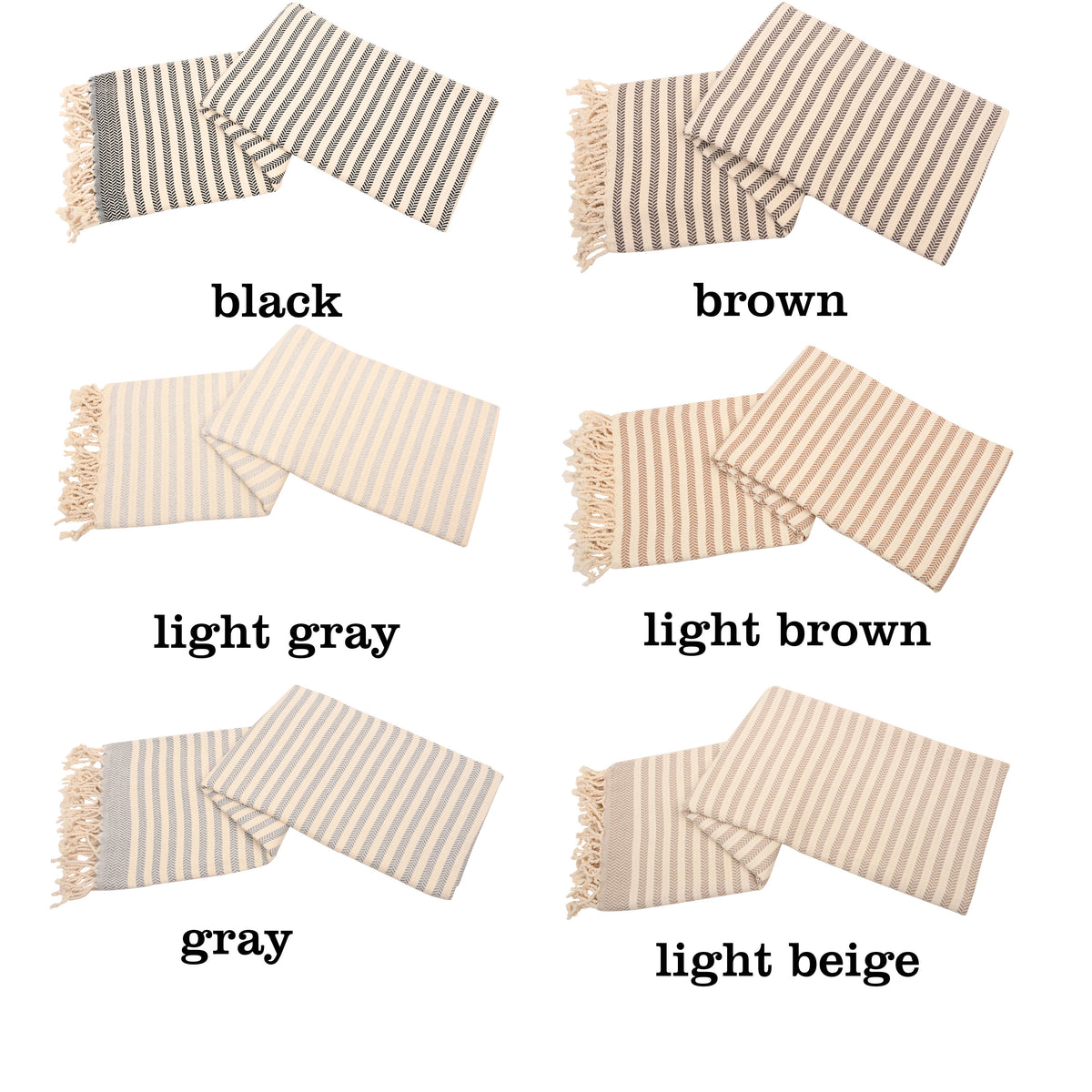 Herringbone Turkish Towels – Organic, Soft & Handwoven