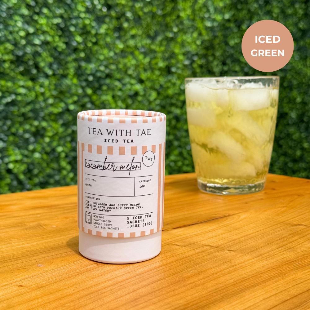 Cucumber Melon Green Iced Mini Tea Tube (5 iced sachets)