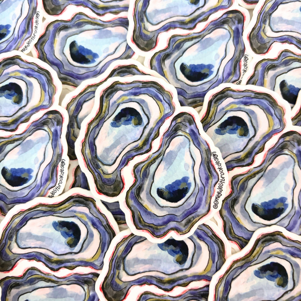 Oyster Shells Sticker