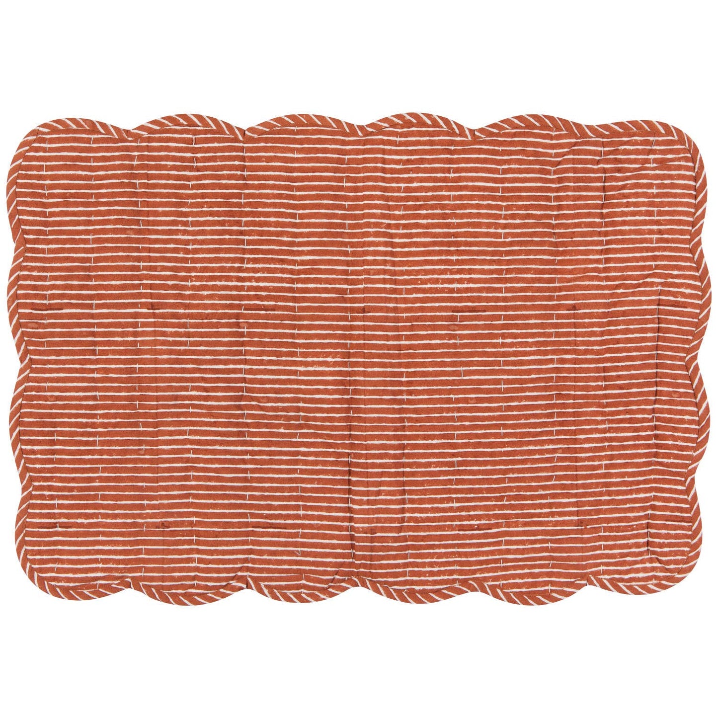 Dahlia Block Print Kantha Placemat