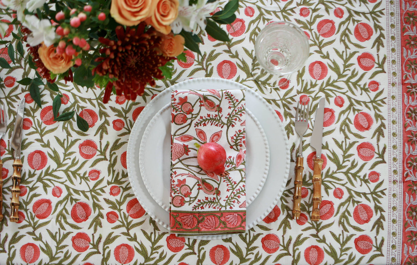 Tablecloth Pomegranate Red