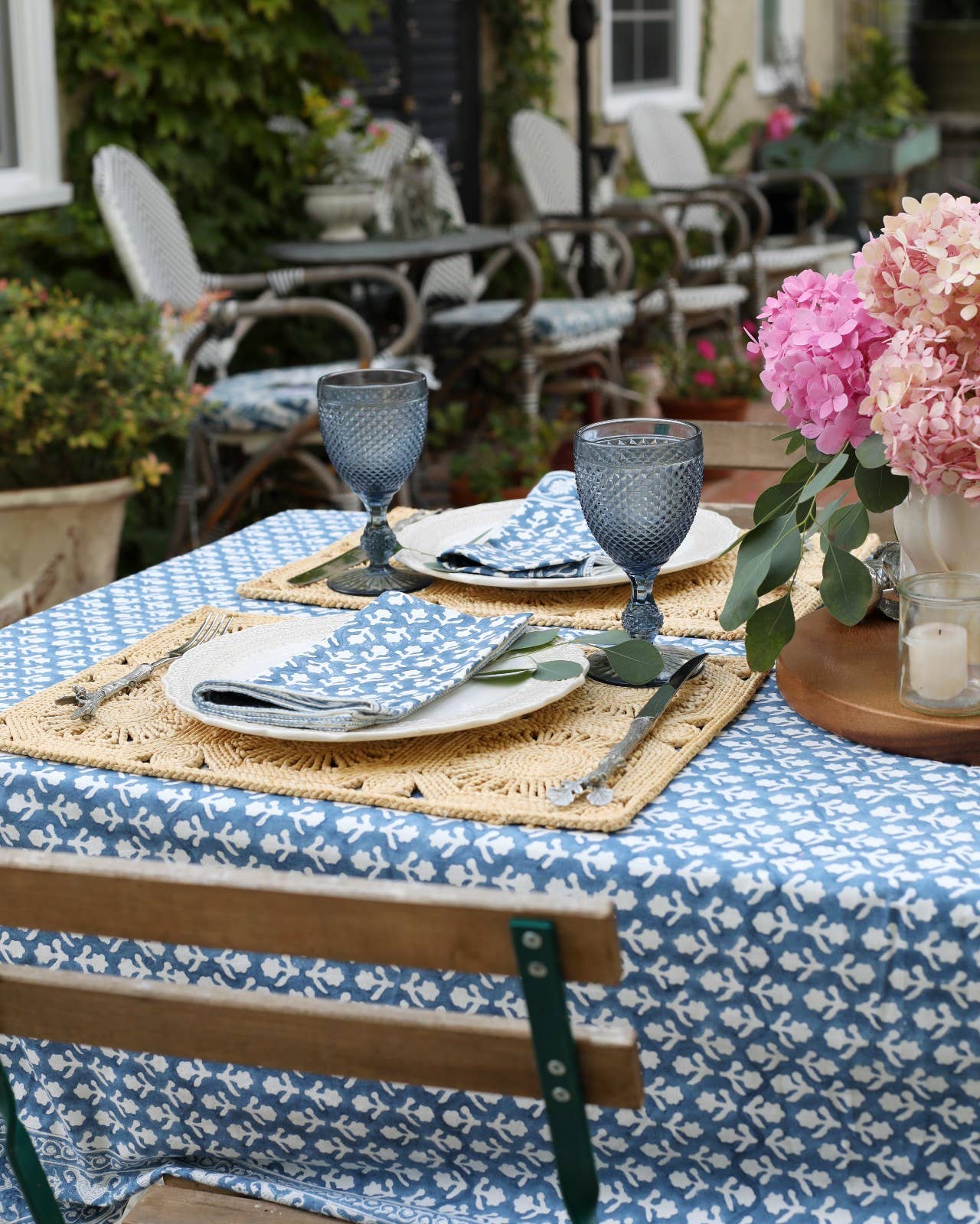 Tablecloth Charlotte Indigo