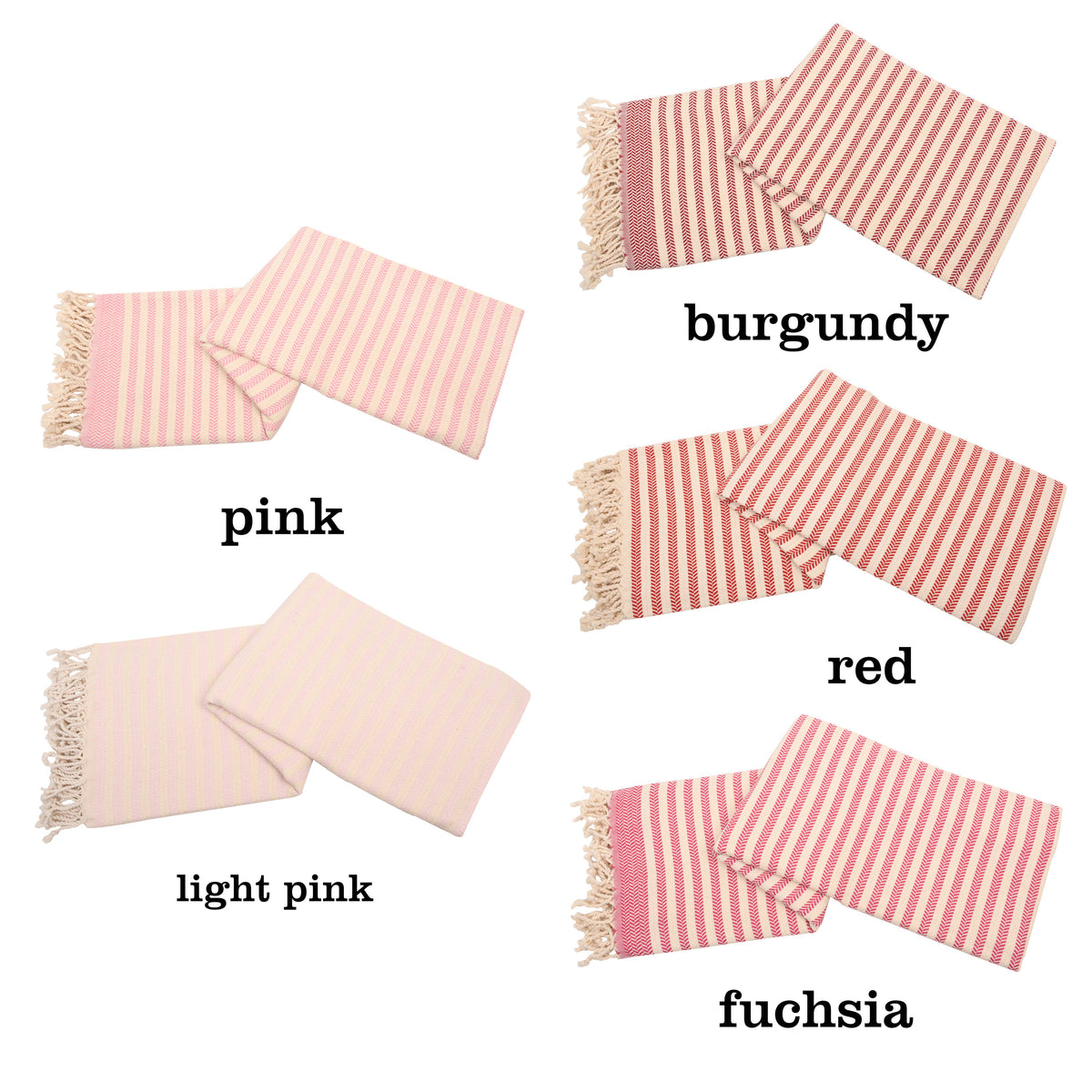Herringbone Turkish Towels – Organic, Soft & Handwoven