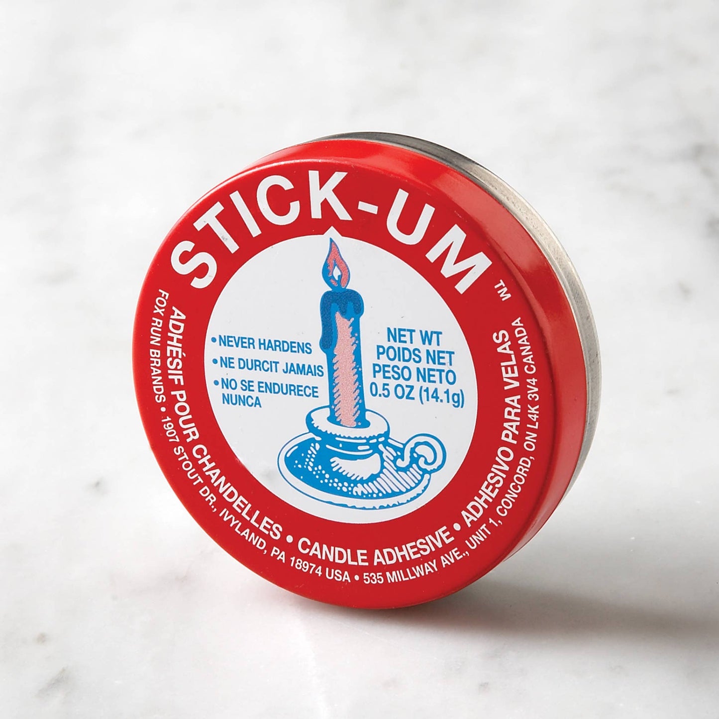 Fox Run Stick-Um Candle Adhesive, 0.5-Ounce, Display of 36
