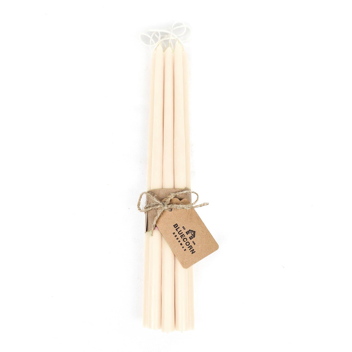 Hand-Dipped Thin Beeswax Tapers (Set of 10)