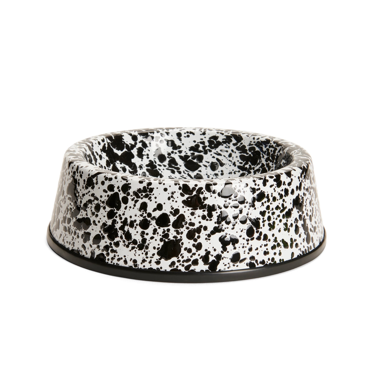 Splatter Enamelware Large Pet Bowl