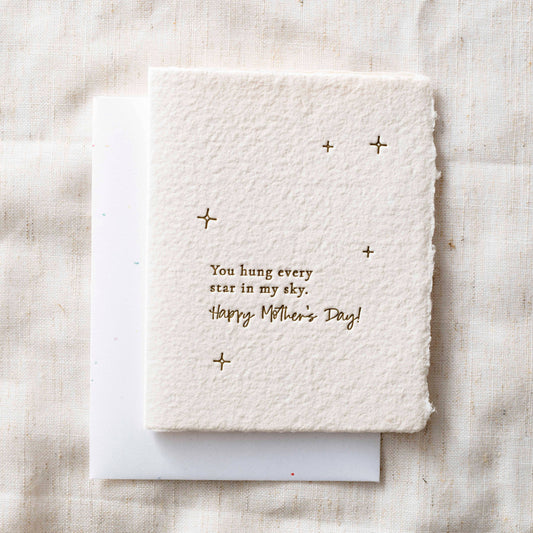 You hung every star in my sky | Mother's Day Card