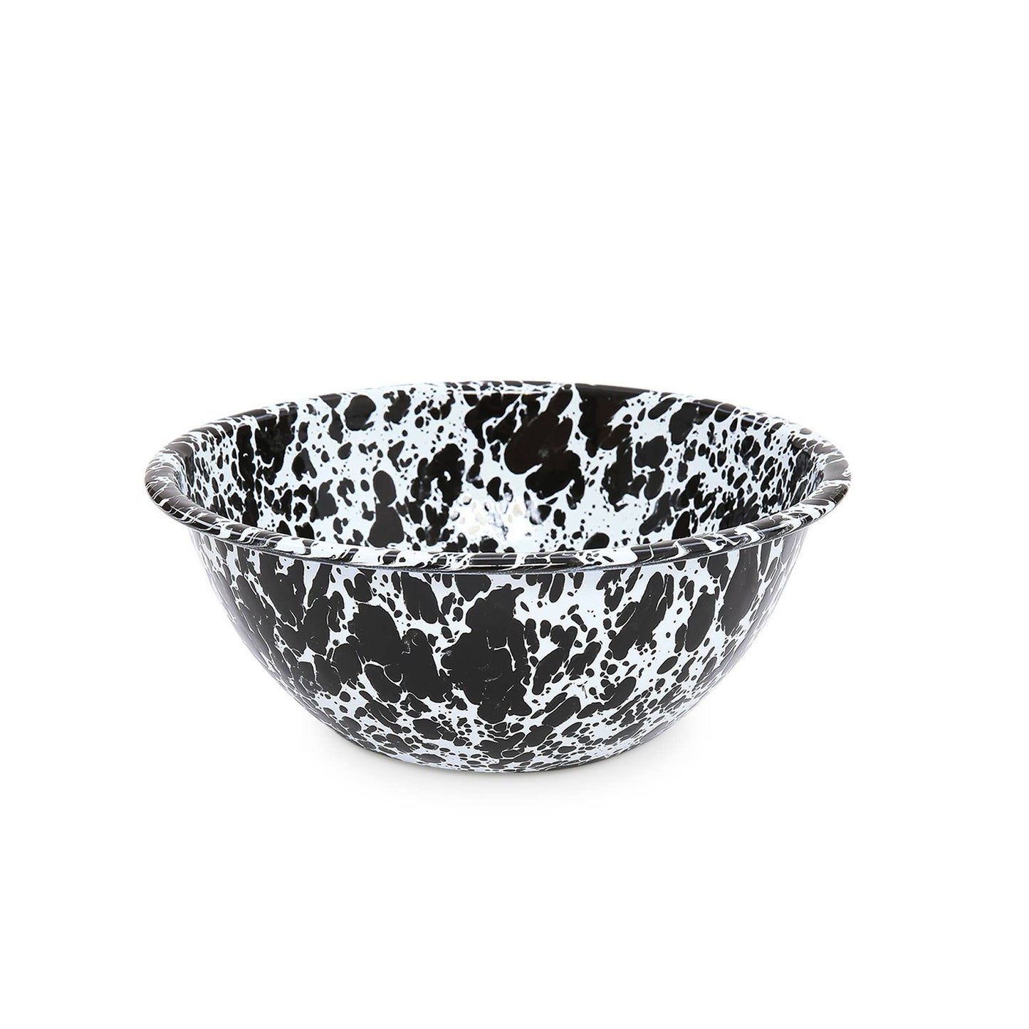 Splatter Enamelware Small Serving Bowl