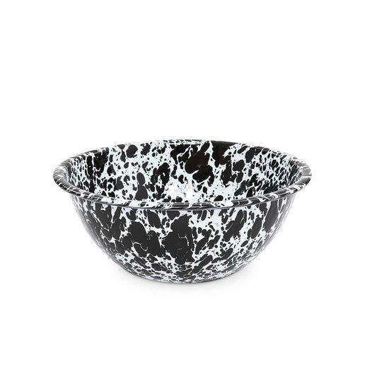 Splatter Enamelware Small Serving Bowl