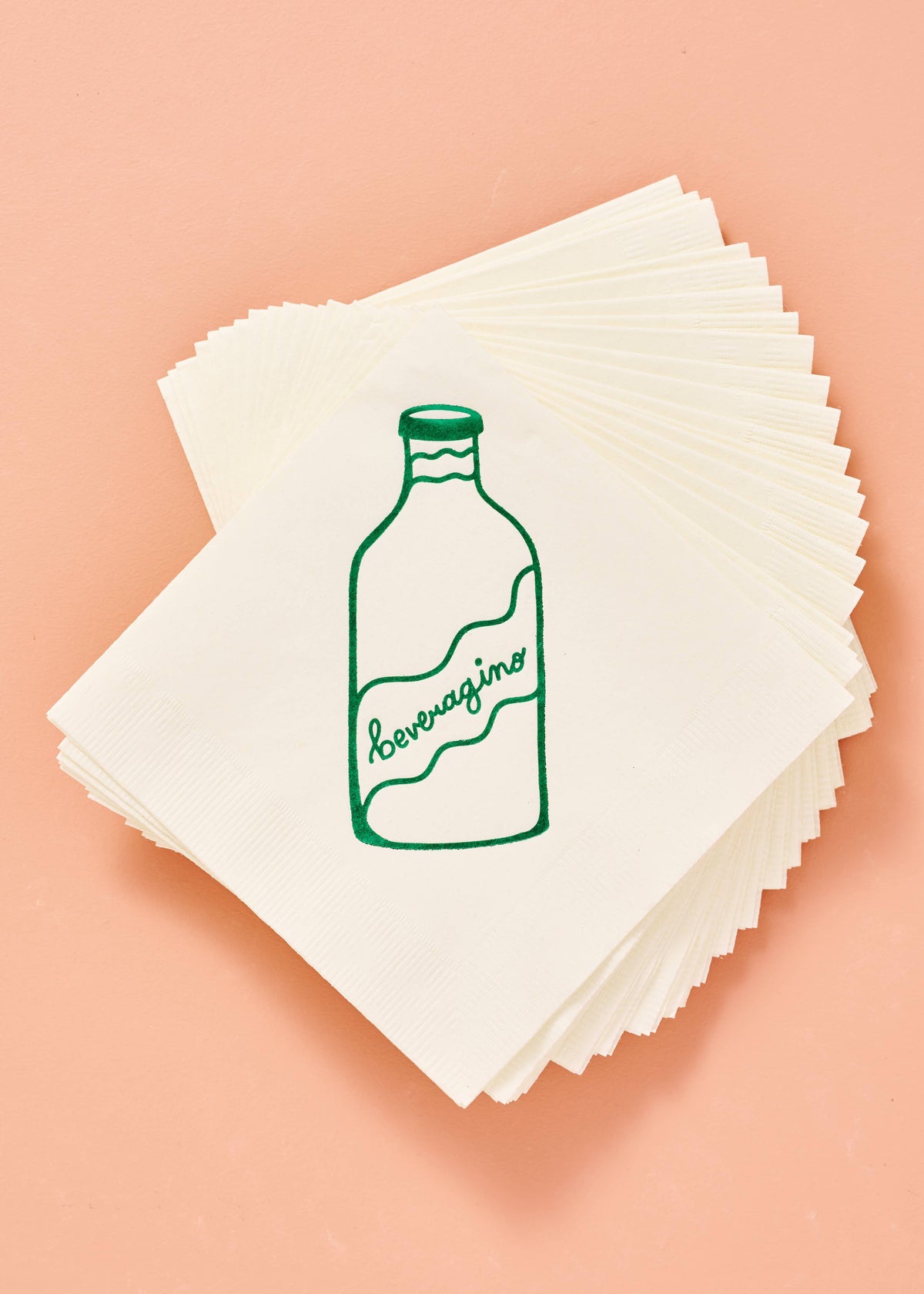 Beveragino Cocktail Paper Beverage Napkins - Set of 20