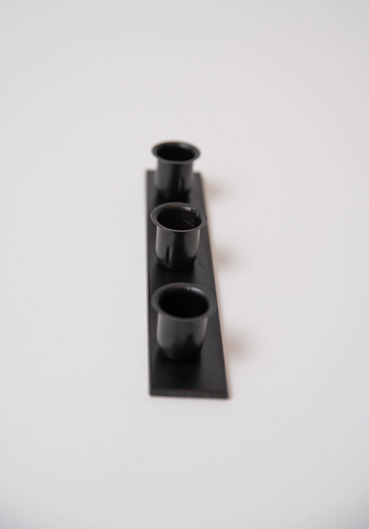 Iron Three Candle Windowsill Taper Holder