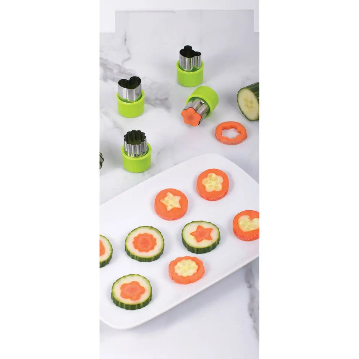 Mini fruit + vegetable cutters
