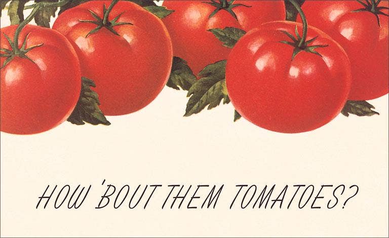 Postcard SQ-197 How 'Bout Them Tomatoes?