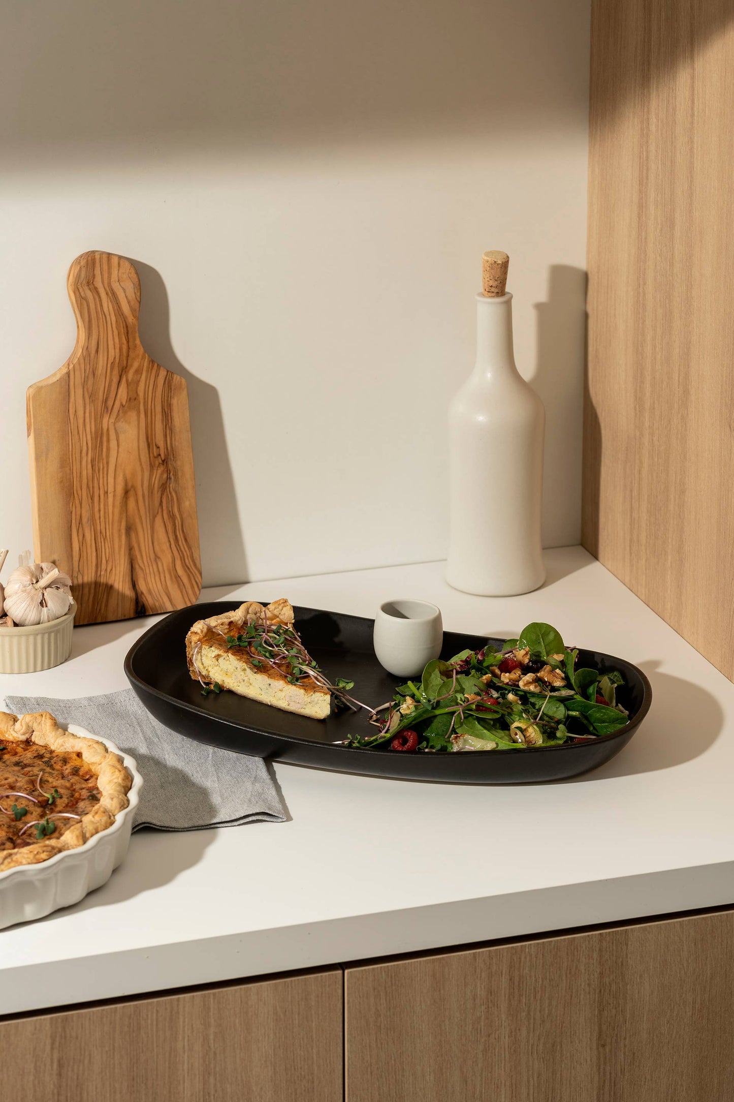 Mini Handmade Long Stoneware Serving Platters  | Dadasi