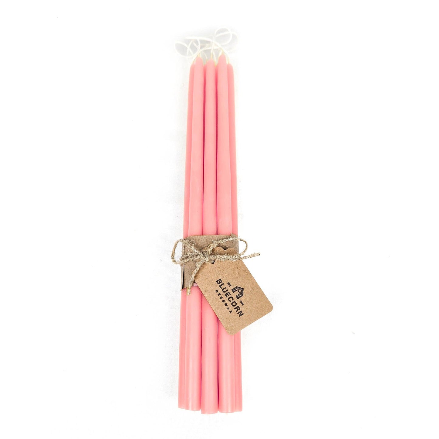 Hand-Dipped Thin Beeswax Tapers (Set of 10)