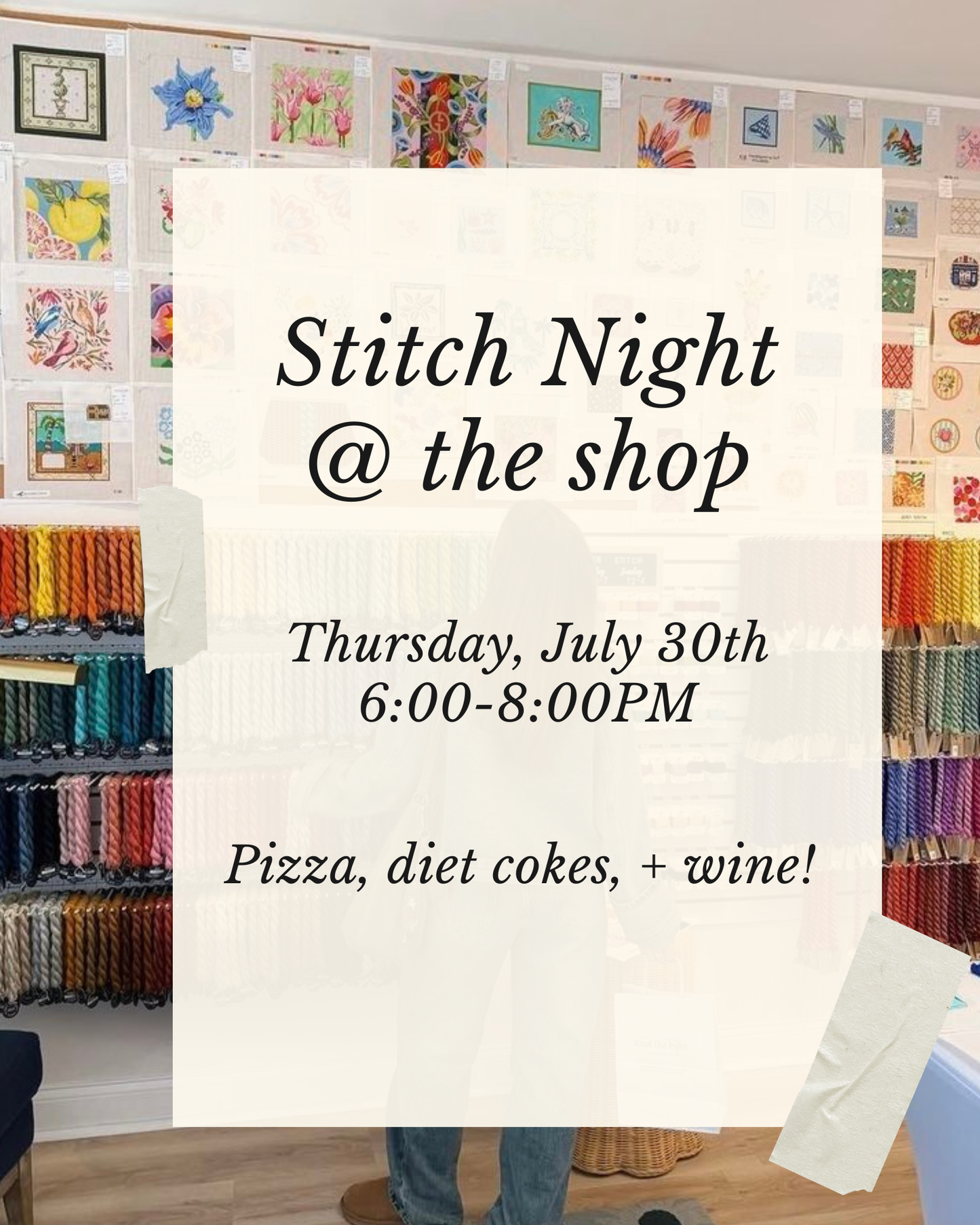 Stitch Night: July 30th