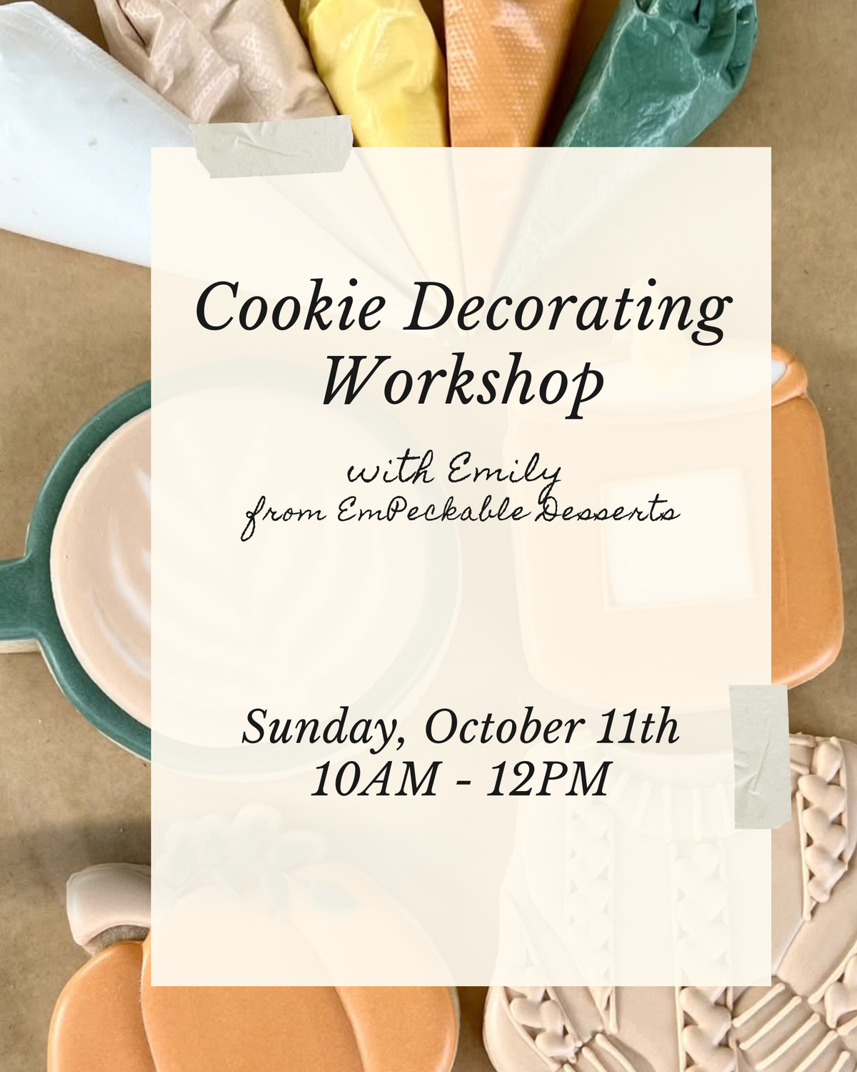 Cookie Decorating: October 11th
