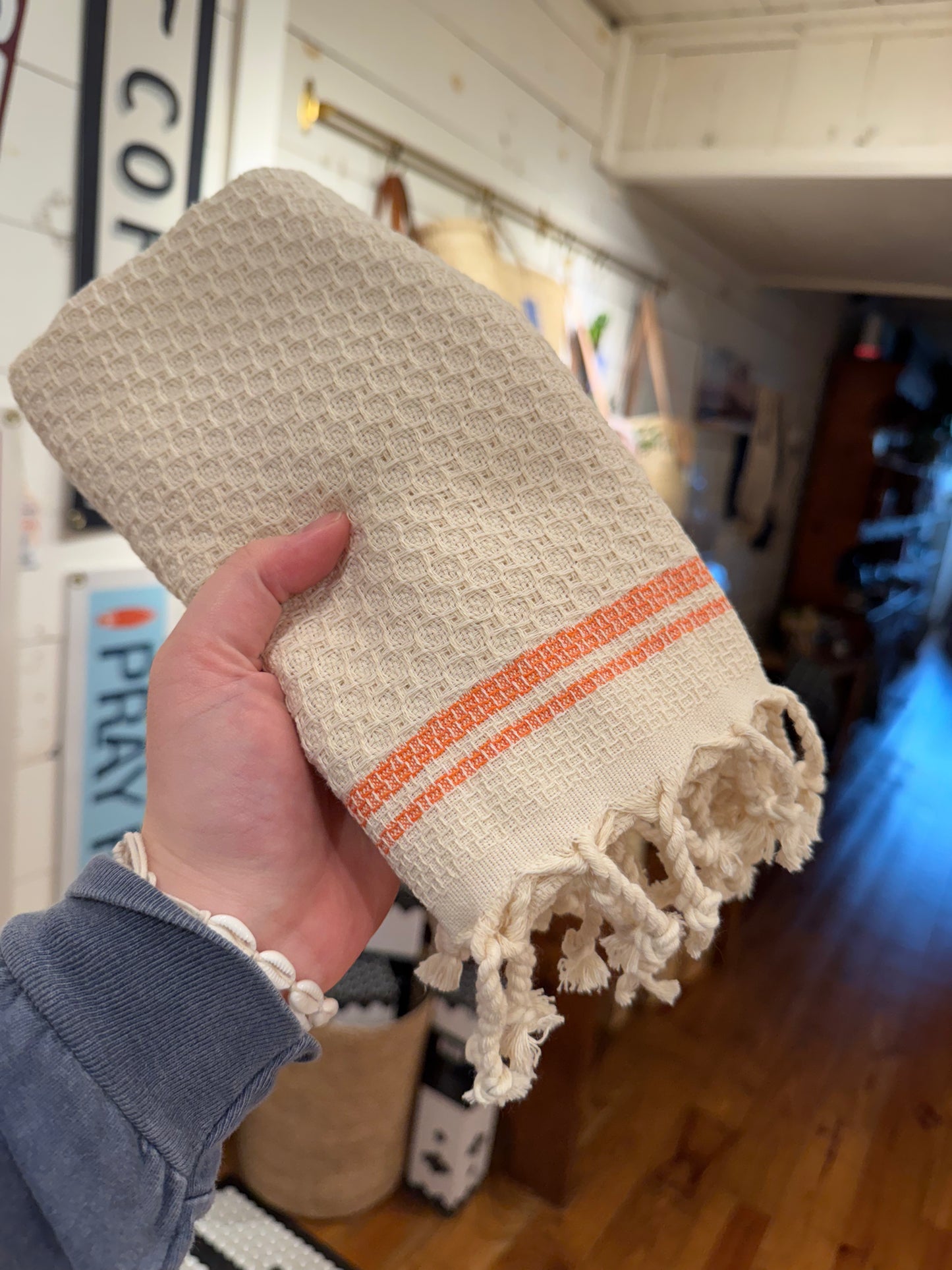 Minimalist Organic Cotton Hand  Towel