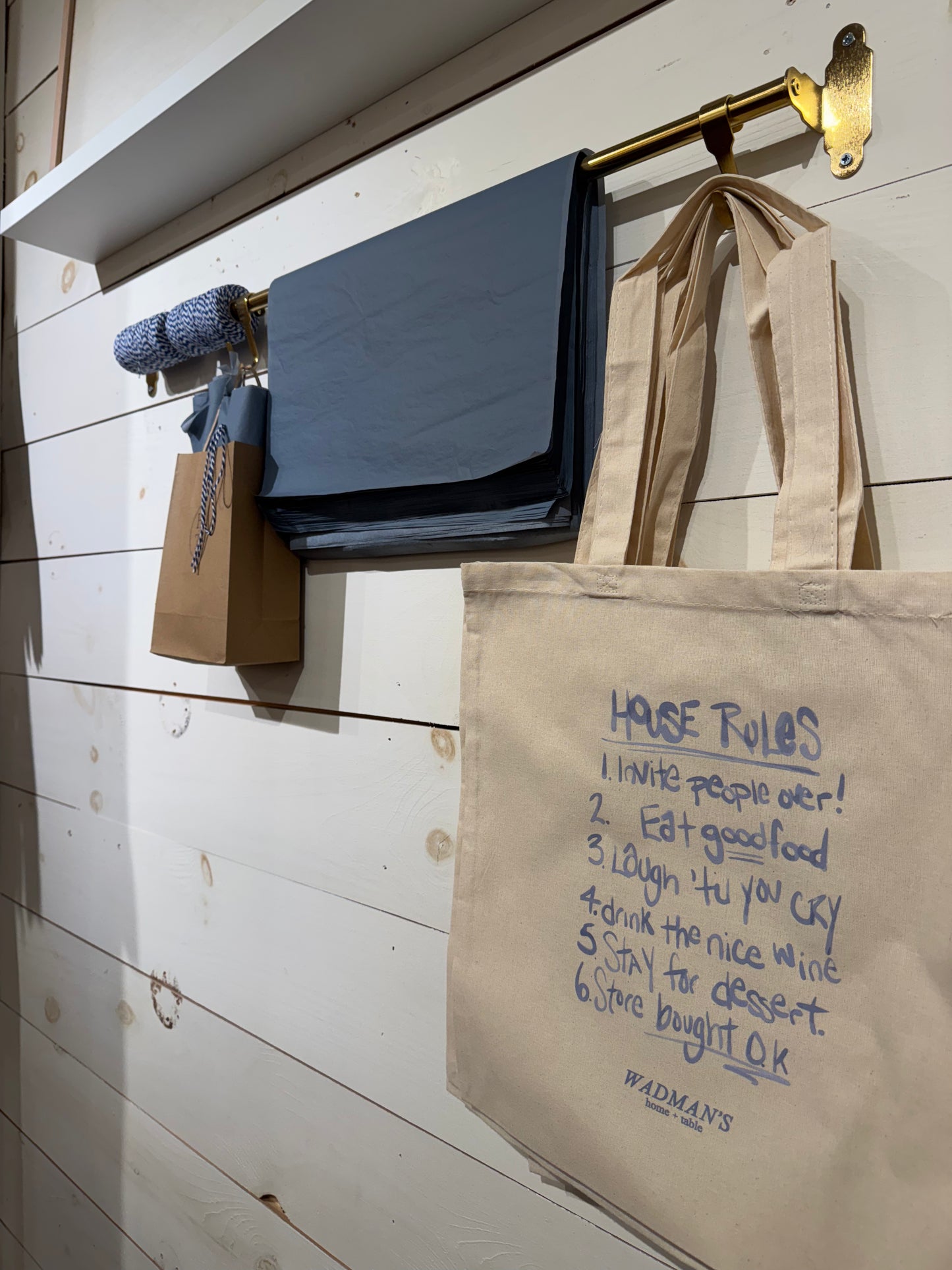 House Rules Tote Bag