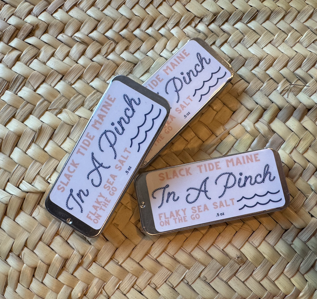 Slack Tide "In a Pinch" Flakey Sea Salt Tin from Maine