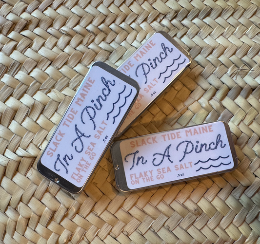 Slack Tide "In a Pinch" Flakey Sea Salt Tin from Maine