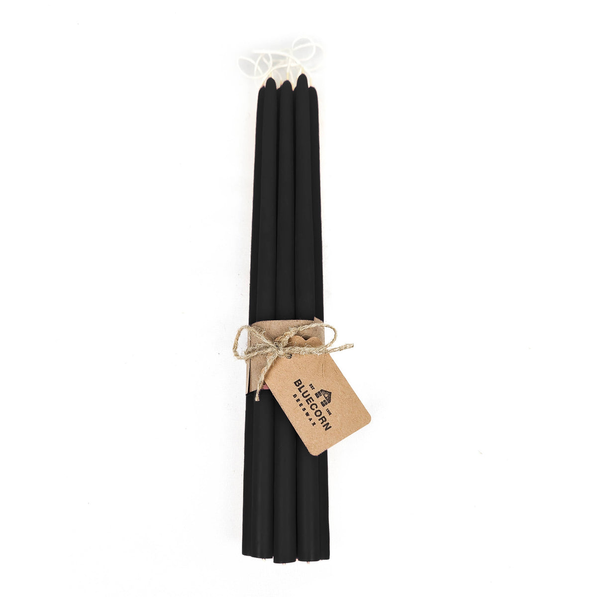 Pair of Hand-Dipped Thin Beeswax Tapers