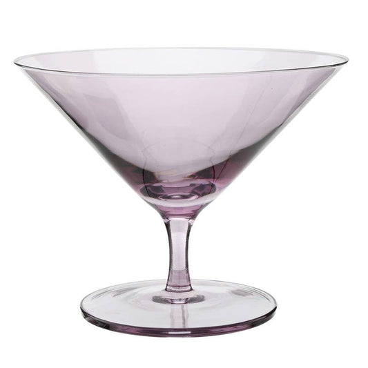Short Stem Martini Glass - Lilac