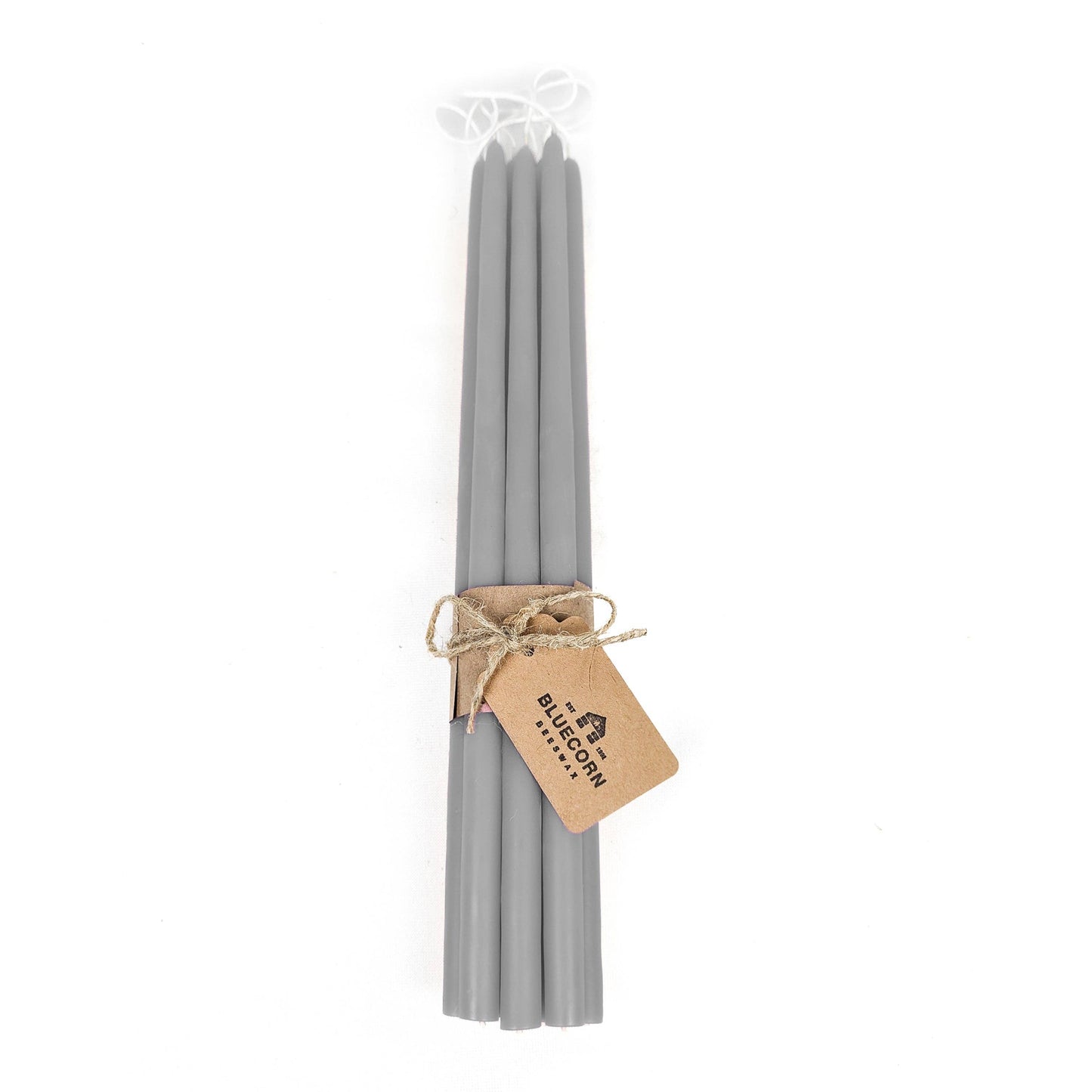 Hand-Dipped Thin Beeswax Tapers (Set of 10)
