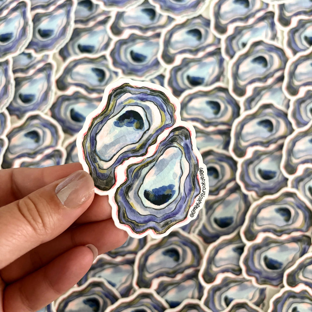 Oyster Shells Sticker
