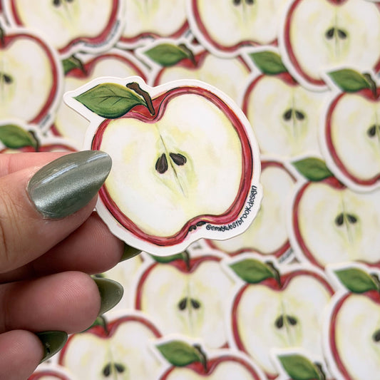 Apple Slice Sticker