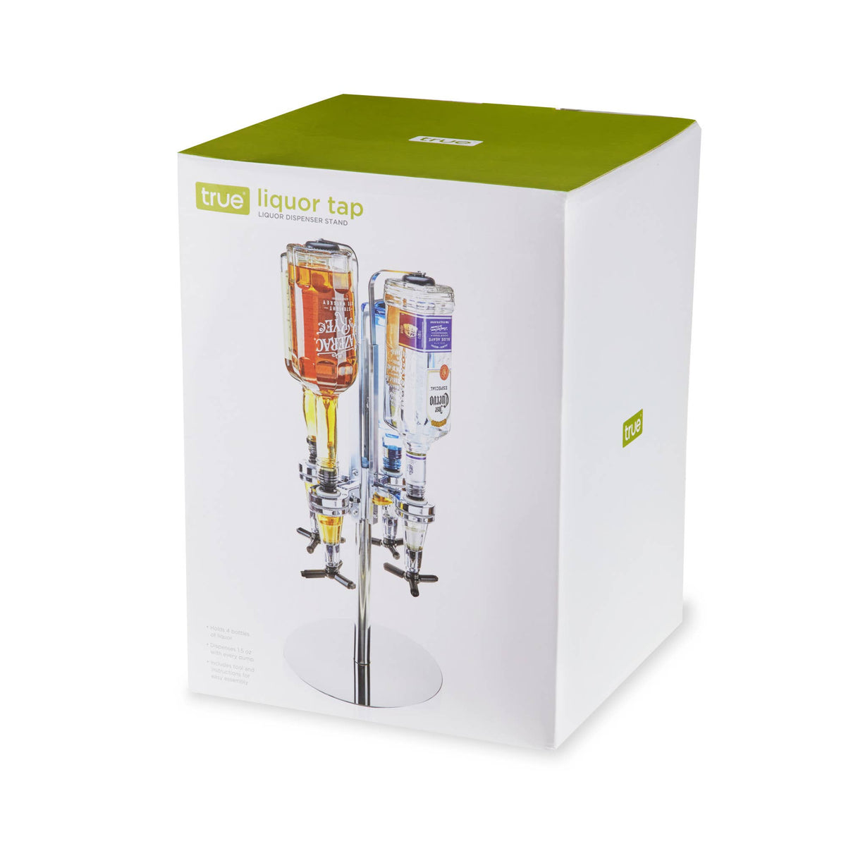 Professional Grade 4 Bottle Liquor Tap w Hands Free Spigots