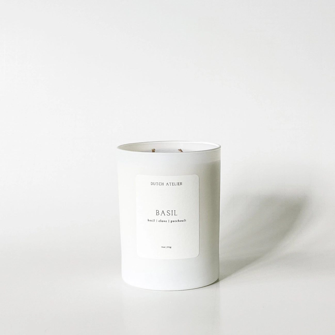 The Dutch Atelier: Basil 11 oz Candle