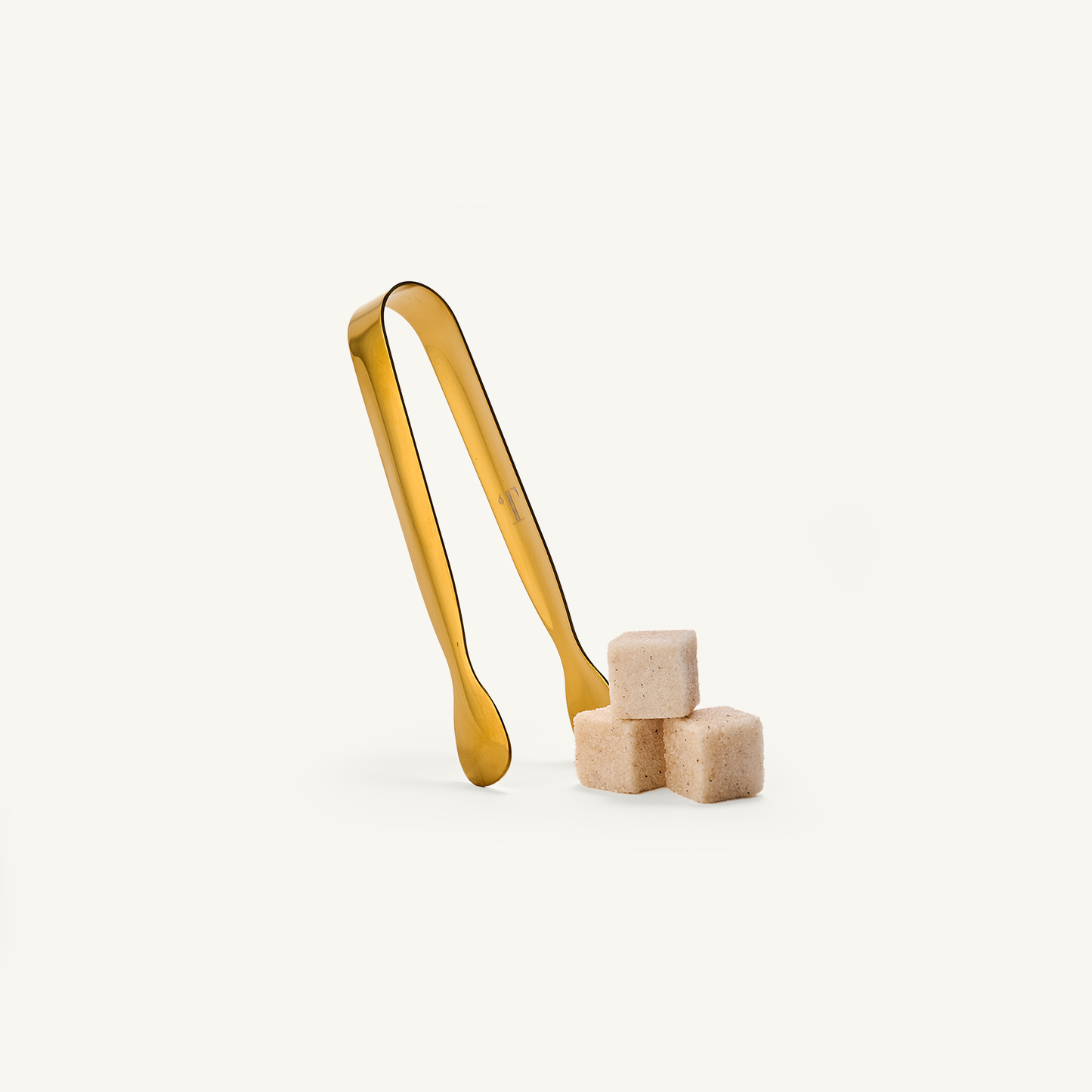 Gold LUXE Mini Tongs for Mixer Cubes/Garnish, 4.5 inch