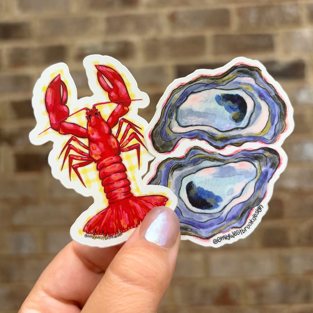 Oyster Shells Sticker