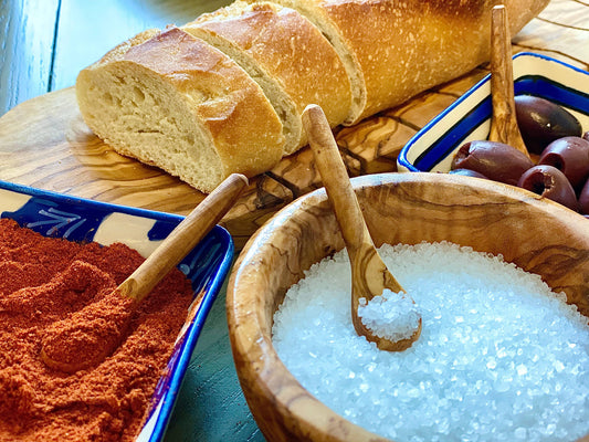 Olive Wood Mini Scoop (4 inch)