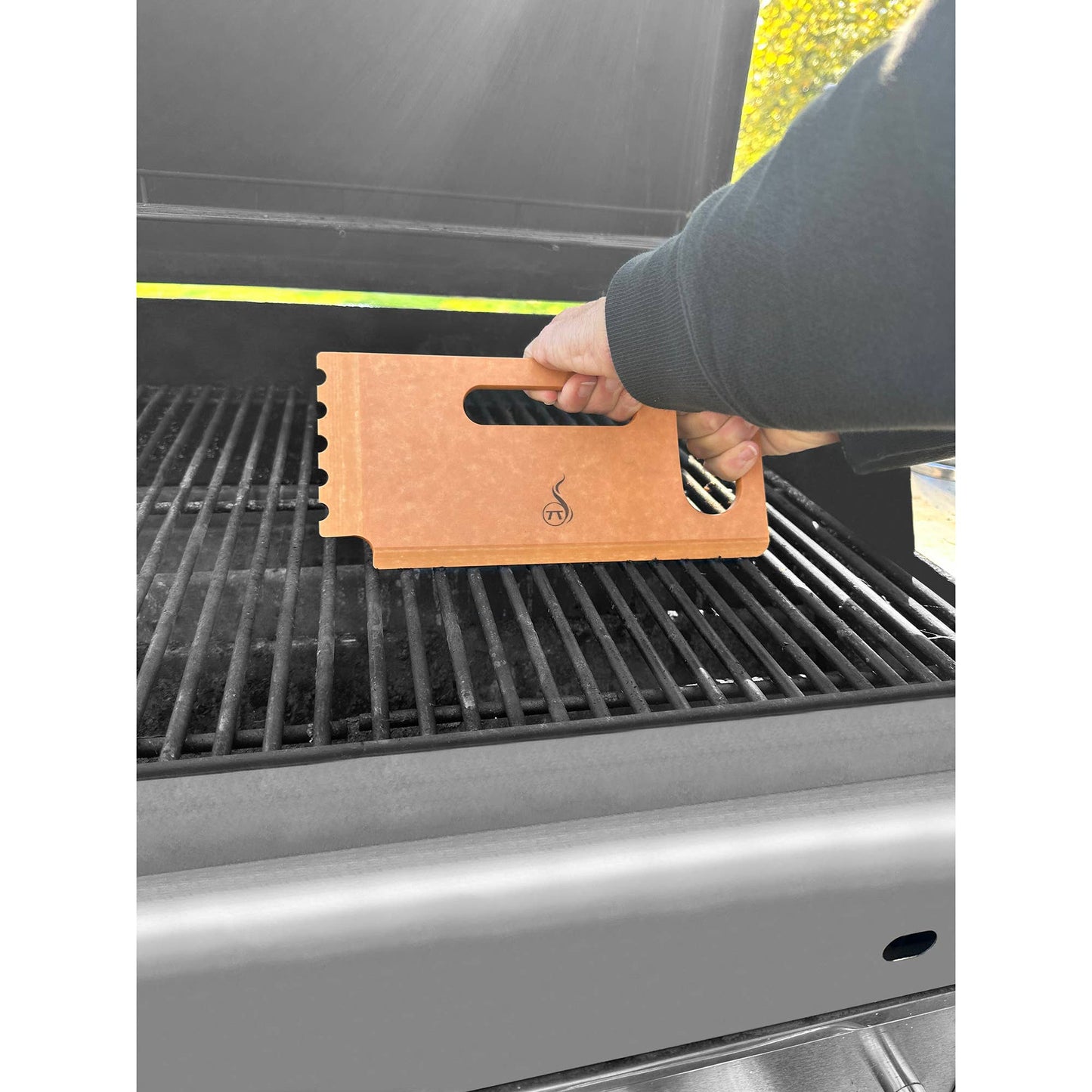 Outset Grill Grate Cleaner, Verde, 10.25" x 4.75" x 0.25"