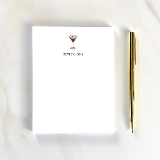 Espresso Martini "Tini To Do" Notepad