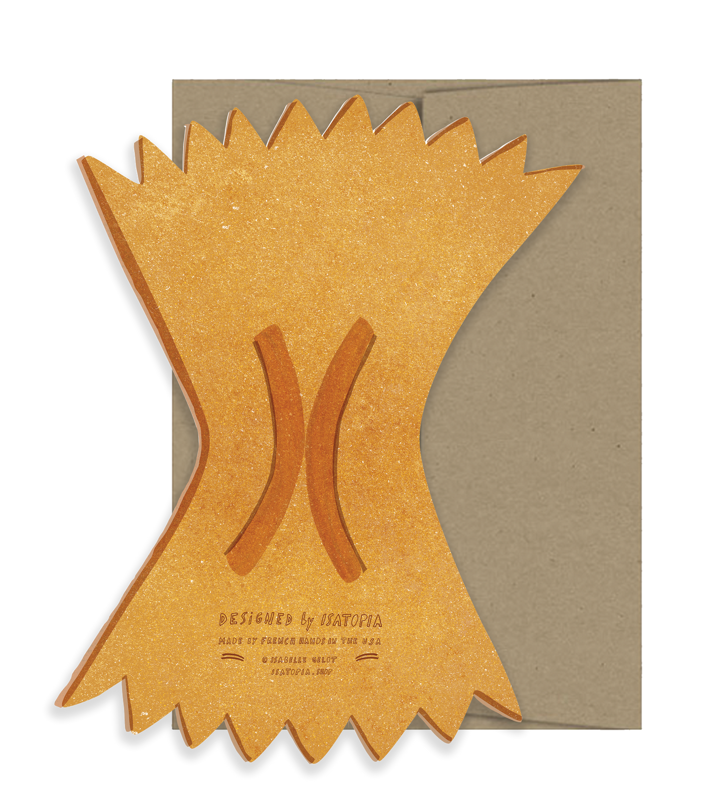 Farfalle Pasta  Die Cut Card - Italian Collection