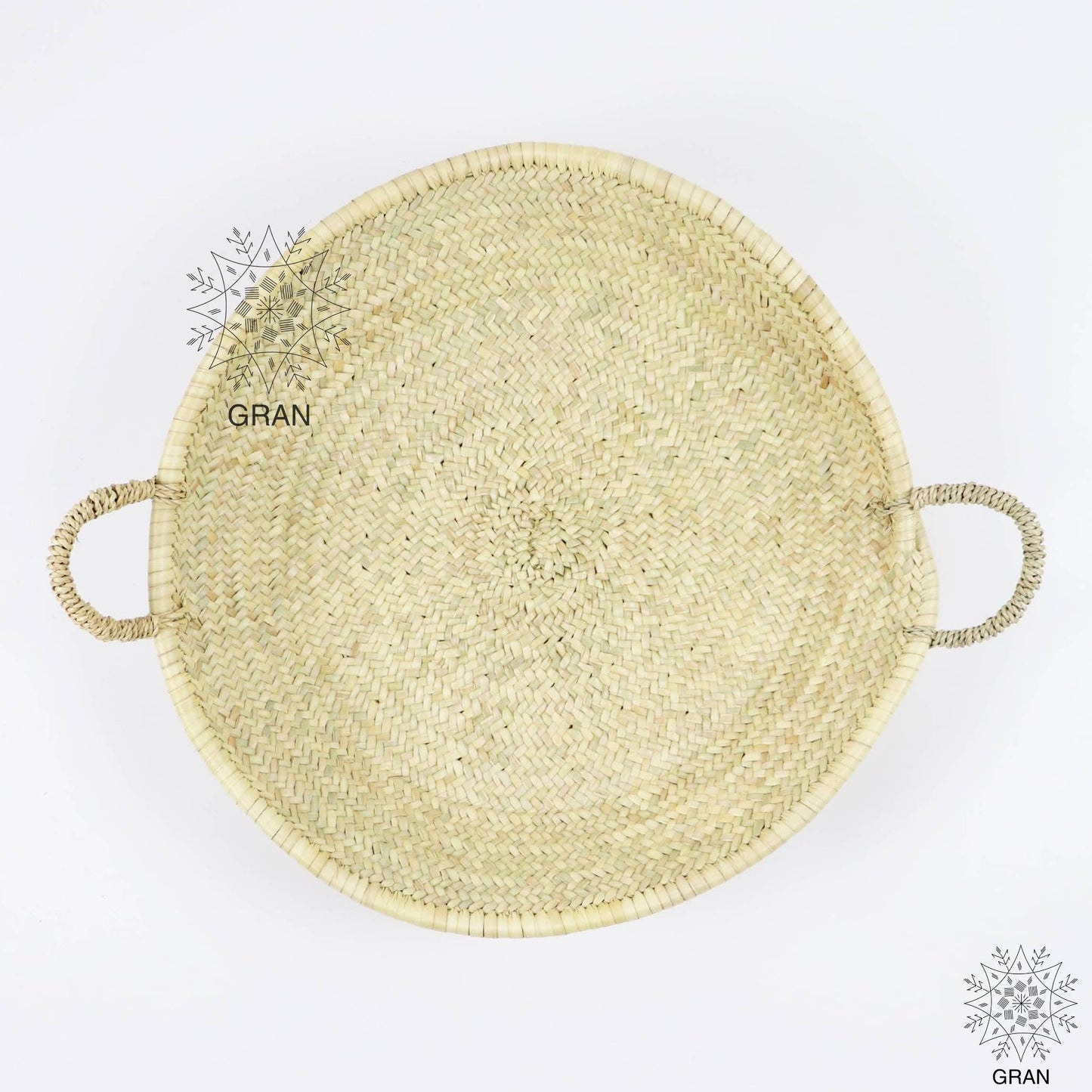Moroccan Straw Woven Basket