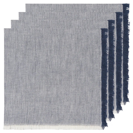Set of 4 Chambray Napkins