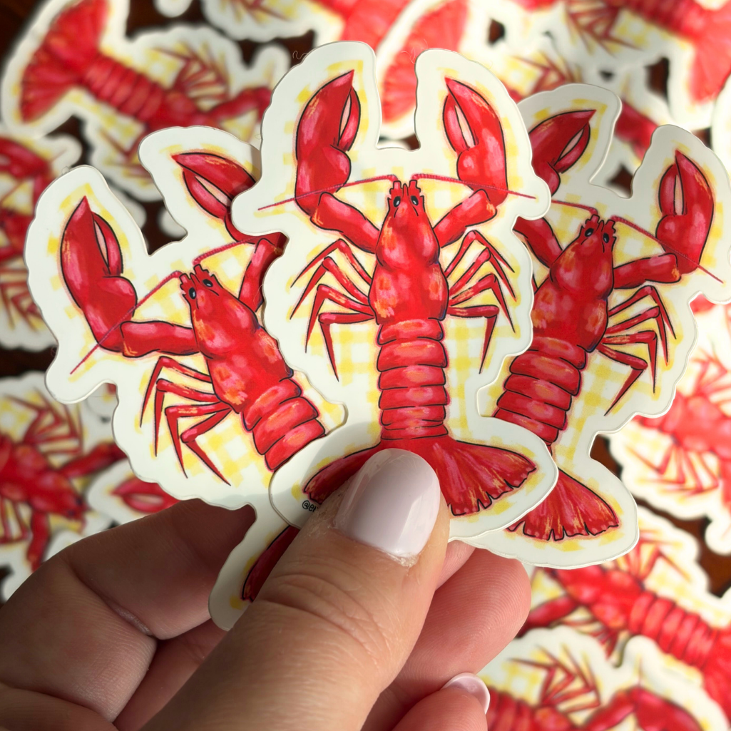 Coastal Lobster Sticker