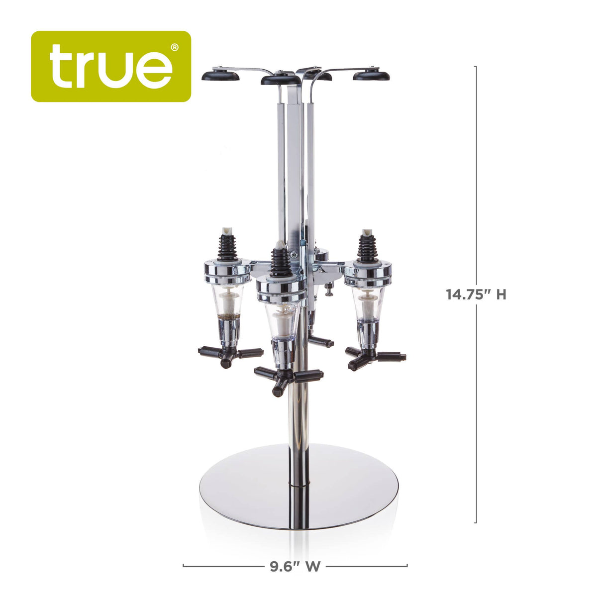 Professional Grade 4 Bottle Liquor Tap w Hands Free Spigots