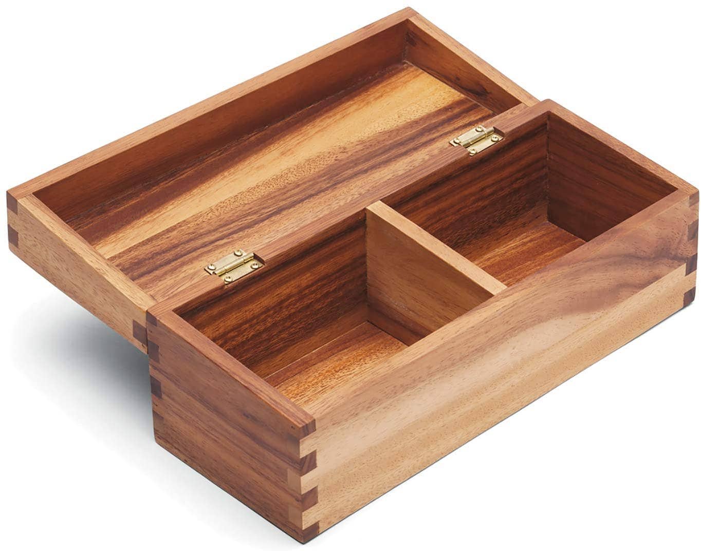 Ironwood Gourmet Double Recipe Box, 4.5" x 11.5" x 4.75"