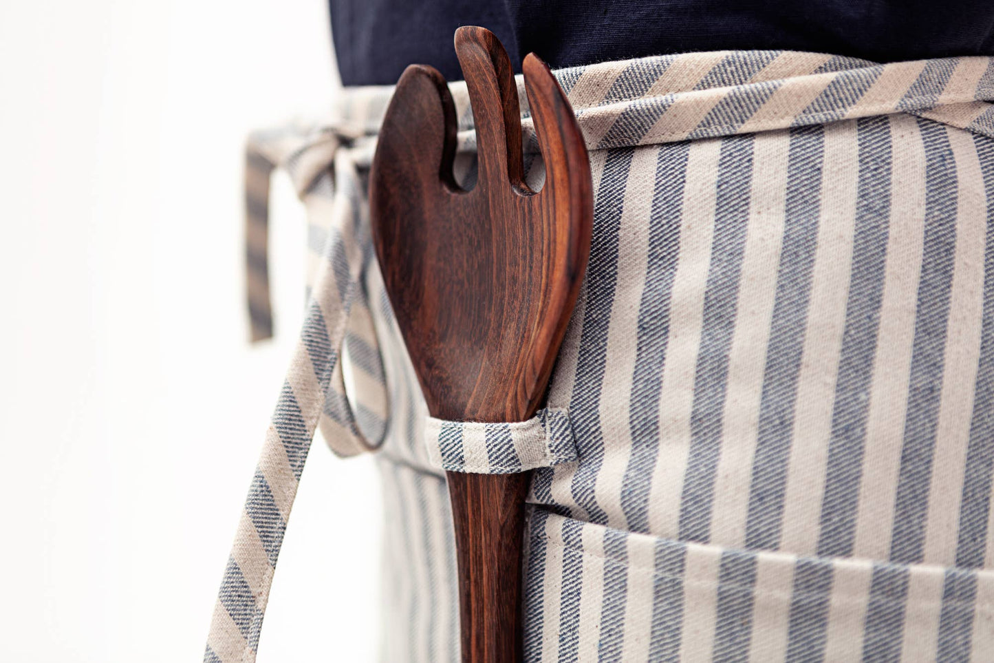 Striped Cotton Bistro Apron – Server, Barista & FOH Use